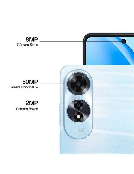 SMARTPHONE OPPO A60 6.67 HD+ 8GB/256GB/50MPX/NFC/4G BLUE