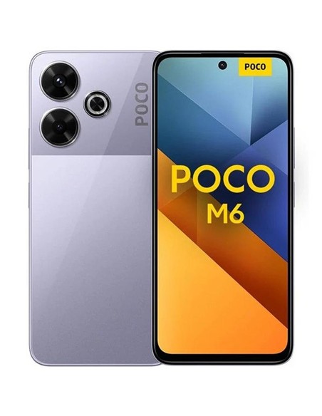 SMARTPHONE XIAOMI POCO M6 6.79 FHD+ HELIO G91 6GB/128GB/108MP/NFC/4G PURPLE