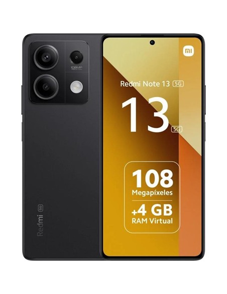 SMARTPHONE XIAOMI REDMI NOTE 13 6.67 FHD+ 8GB/256GB/108MP/NFC/5G BLACK