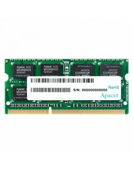 MEMORIA SODIMM 8GB APACER DDR3 1333MHZ - 1600MHZ 1.35V