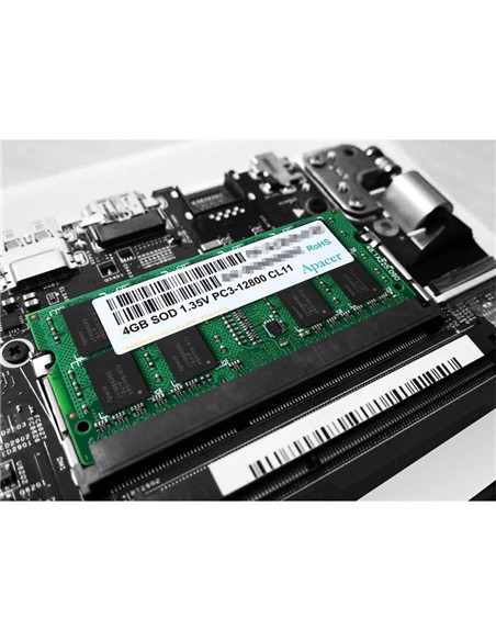MEMORIA SODIMM 8GB APACER DDR3 1333MHZ - 1600MHZ 1.35V