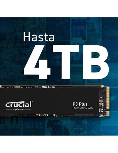 DISCO DURO CRUCIAL P3 4TB SSD M2 NVME PCIE 4.0