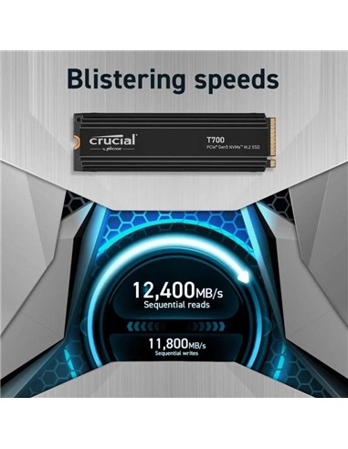 DISCO DURO SSD CRUCIAL T700 1TB M2 NVME DISIPADOR