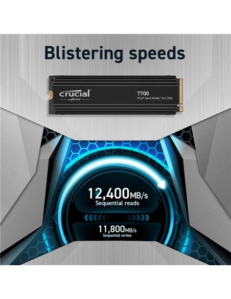 DISCO DURO SSD CRUCIAL T700 1TB M2 NVME DISIPADOR