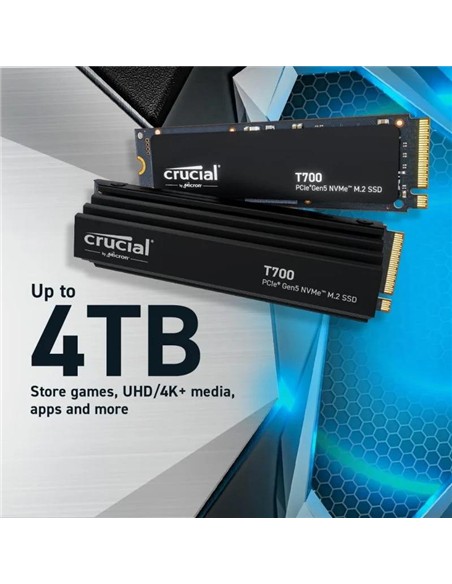 DISCO DURO SSD CRUCIAL T700 1TB M2 NVME DISIPADOR