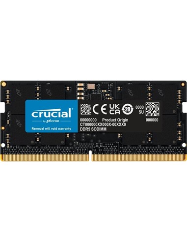 MEMORIA SODIMM 16GB CRUCIAL DDR5 4800MHZ