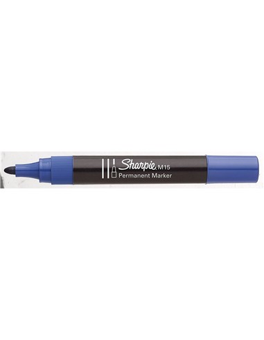 ROTULADOR PERMANENT SHARPIE M-15 JUMBO AZUL.