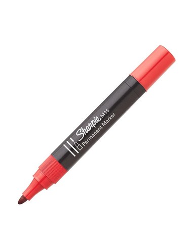 ROTULADOR PERMANENT SHARPIE M-15 JUMBO ROJO.