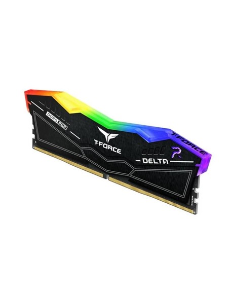 KIT MEMORIA RAM TEAMGROUP DELTA 32GB (2X16GB) DDR5 5600MHZ RGB CL36 BLACK