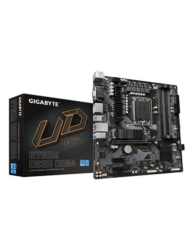PLACA BASE GIGABYTE GA-B760M-DS3H 4XDDR4 MATX...