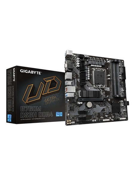 PLACA BASE GIGABYTE GA-B760M-DS3H 4XDDR4 MATX VGA + HDMI + DP