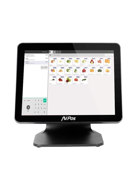 TPV AVPOS K4000 15 SLIM TACTIL N100/8GB/SSD128GB/WIFI/LAN 1000 3YR GAR