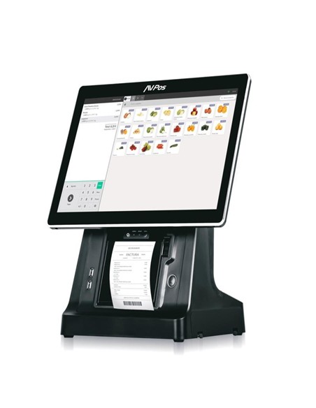 TPV AVPOS K6000 15 I5/8GB/SSD128GB/WIFI+BT + IMPRESORA 3YR GARANTIA