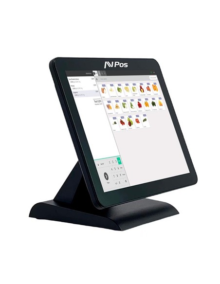 TPV AVPOS K2000 SLIM 15 TACTIL J4125/8GB/SSD128GB/BLACK 3YR GARANTIA