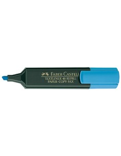 SUBRAYADOR FABER CASTELL AZUL.