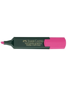 SUBRAYADOR FABER CASTELL ROSA.