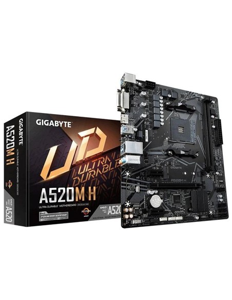 PLACA BASE GIGABYTE GA-A520M-H AMD AM4 HDMI + DVI