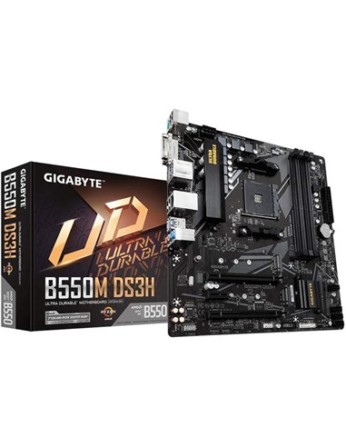 PLACA BASE GIGABYTE GA-B550M-DS3H AMD HDMI + DVI