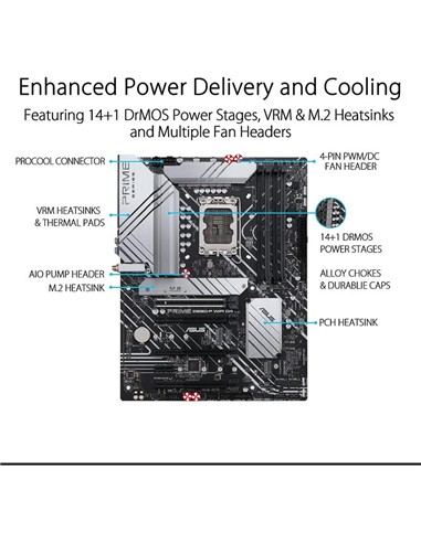 PLACA BASE ASUS PRIME Z690-P WIFI DDR4 HDMI + DP