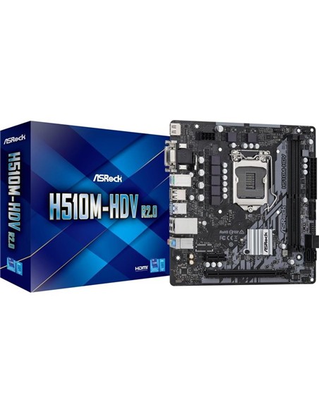 PLACA BASE ASROCK H510M-HDV SE VGA + HDMI