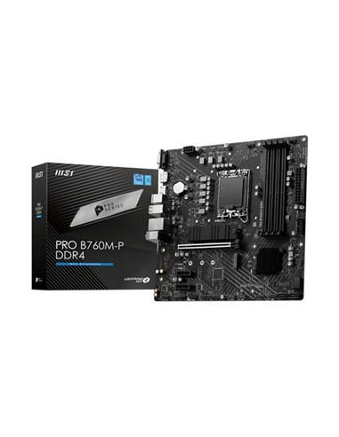 PLACA BASE MSI B760M-P MATX DDR4 VGA + HDMI + DP