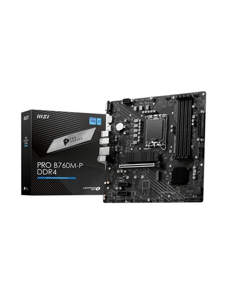 PLACA BASE MSI B760M-P MATX DDR4 VGA + HDMI + DP