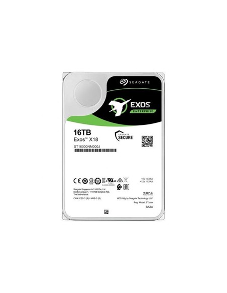 DISCO DURO 16TB SEAGATE EXOS X16 3,5 SATA III