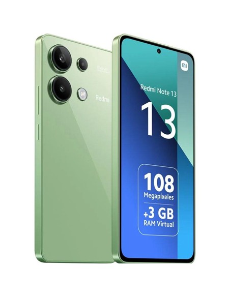 SMARTPHONE XIAOMI REDMI NOTE 13 6.67 FHD+ 6GB/128GB/108MP/NFC/4G GREEN