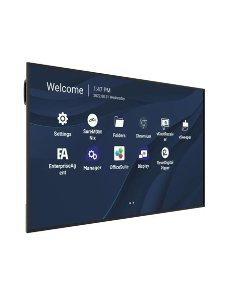 MONITOR DISPLAY PUBLICITARIO VIEWSONIC 75 4K MULTIMEDIA USB-C RJ45 HDMI
