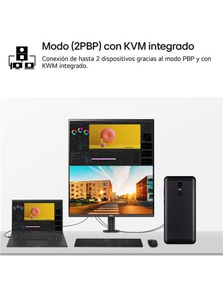 MONITOR LG DUAL UP ERGO 27.6 IPS HDMI DISPLAYPORT DP USB-C 5MS