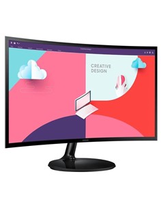 MONITOR SAMSUNG ESSENTIAL S3 24 CURVO LED FULL HD HDMI + VGA 2
