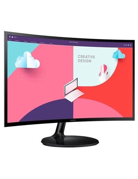 MONITOR SAMSUNG ESSENTIAL S3 24 CURVO LED FULL HD HDMI + VGA