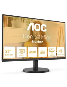 MONITOR AOC 27 4K UHD MULTIMEDIA HDMI DP BLACK 2