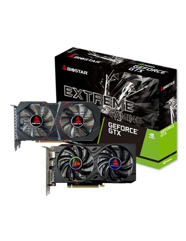 TARJETA DE VIDEO BIOSTAR GTX1660TI EXTREME GAMING SUPER 6GB DR6 HDMI DP DVI