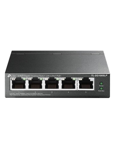 SWITCH TP-LINK GIGABIT 5 PUERTOS 4 POE+...
