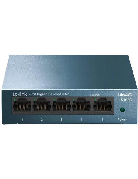 SWITCH TP-LINK GIGABIT 5 PUERTOS POE+ LS105GP