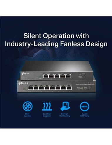 SWITCH TP-LINK GIGABIT 5 PUERTOS 2.5G...