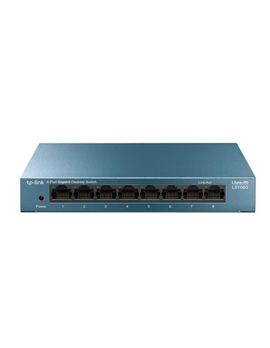 SWITCH TP-LINK GIGABIT 8 PUERTOS LS108GP POE+...