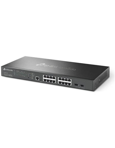 SWITCH TP-LINK OMADA L2+ 16 PUERTOS 2.5G + 2 SFP+ 10G 8 POE+
