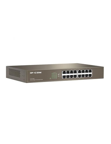 SWITCH IP-COM 16 PUERTOS GIGABIT G1016D METAL