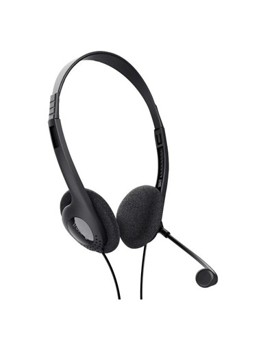 AURICULARES + MICROFONO TRUST CHAT HEADSET JACK