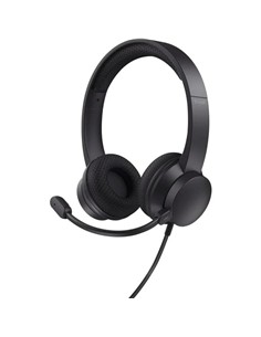 AURICULARES + MICROFONO TRUST AYDA HEADSET PC ENC USB BLACK