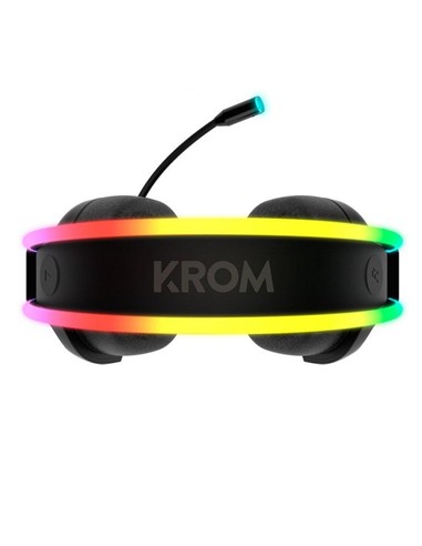 AURICULARES + MICROFONO GAMING KROM KLAIM RGB...