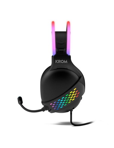 AURICULARES + MICROFONO GAMING KROM KLAIM RGB...