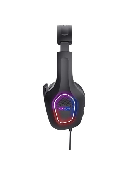 AURICULARES + MICROFONO TRUST GAMING GXT 416 ZIROX HEADSET RGB BLACK