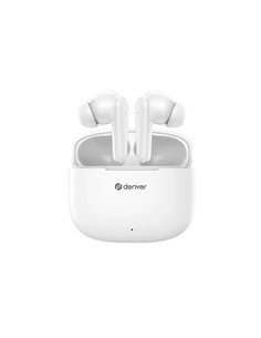 AURICULARES DENVER TWE-48W BLUETOOTH WIRELESS WHITE