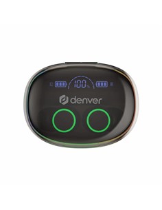 AURICULARES DENVER TWE-55B BLUETOOTH WIRELESS RGB BLACK 2