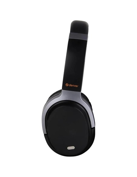 AURICULARES + MICROFONO DENVER BTN-210 HEADSET BLUETOOTH ANC BLACK