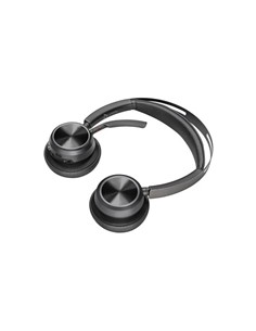 AURICULAR + MICROFONO POLY VOYAGER FOCUS 2 BIAURAL BT + BASE 2