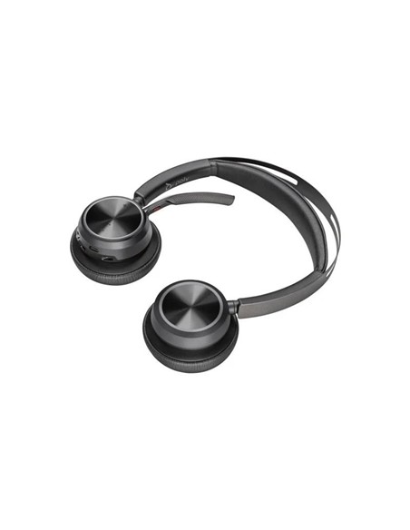 AURICULAR + MICROFONO POLY VOYAGER FOCUS 2 BIAURAL BT + BASE